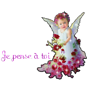 Gif animé je pense à toi ange